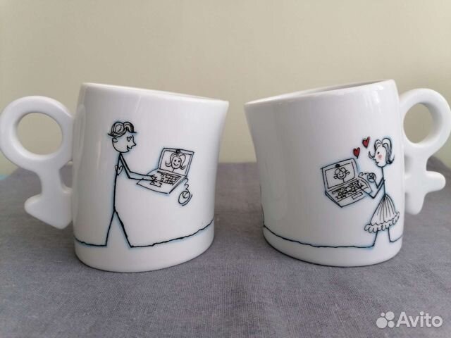 Парные кружки, посуда