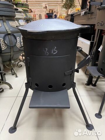 Печь под казан с казаном 8 литров