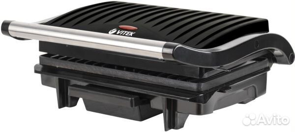 Электро гриль пресс vitek новый