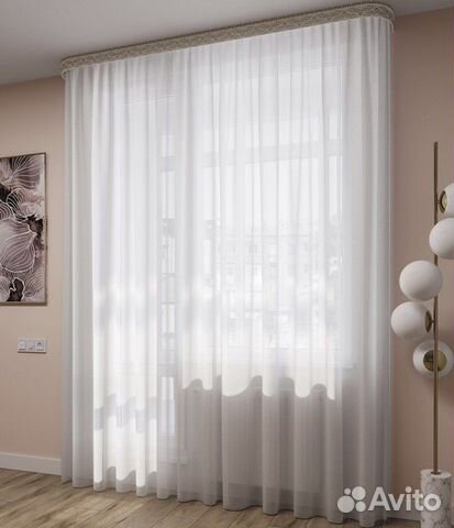 Тюль вуаль шелк (5цветов). Высота 280 и 260 см