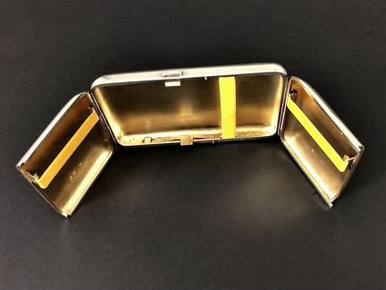 Портсигар 1900 год антик серебро