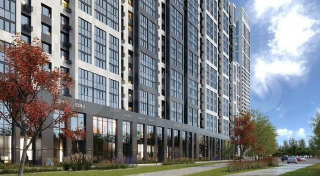 1-к. квартира, 52 м², 6/19 эт.