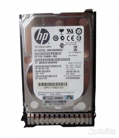 Жесткий диск HP 1TB MM1000gbkal 713969-001 sataiii