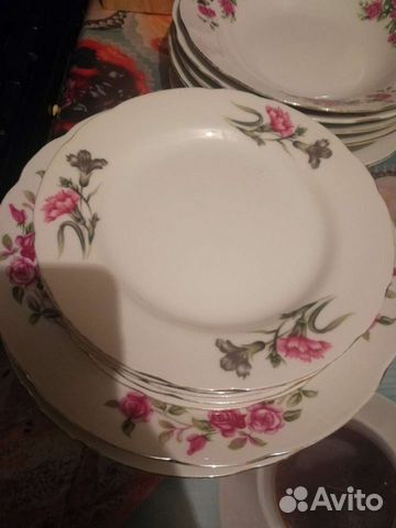 Вынтажные японские тарелки