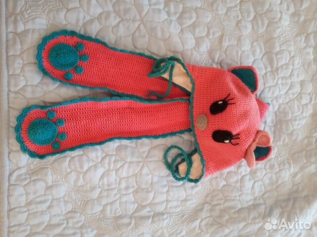 Шапка и шарф демисезонные