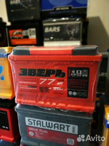 Аккумулятор Зверь 77ач