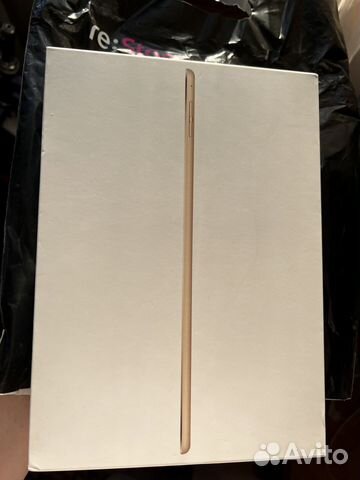 Коробка от iPad Air Gold + пакет из re:Store