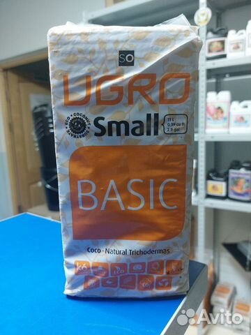 UGro Small 11л кокосовый субстрат в брикете