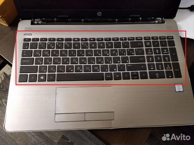 Клавиатура ноутбука HP 250 G7, бу