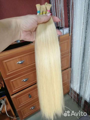 Волосы для наращивания,50см,тон#24,83гр,цена с раб
