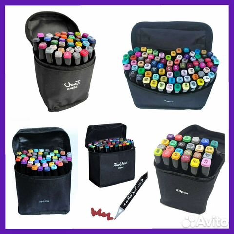 Двусторонние фломастеры Маркеры для скейчинга новы