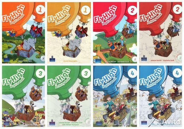 Fly High Starter, 1, 2, 3, 4 учебник и тетрадь