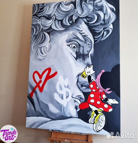Скрудж Макдак картина Дисней Арт Alec Monopoly