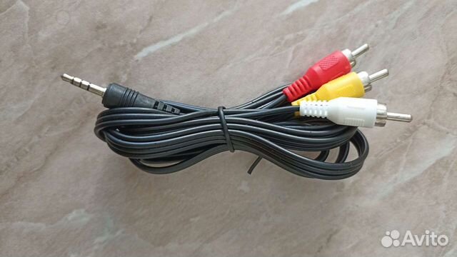 Кабель для тв приставки джек - тюльпаны