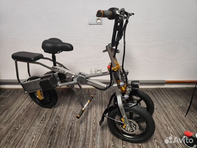 Новый складной электроскутер (трайк) Mylo