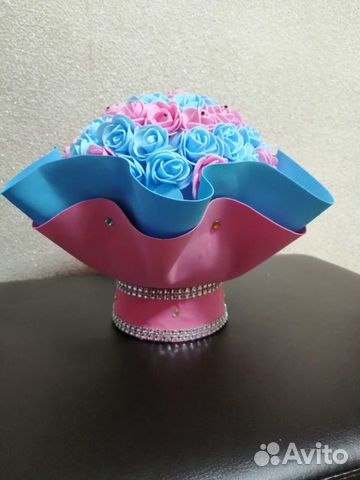 Светильник букет из фоамирана