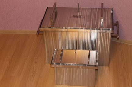 Коптильня горячего копчения из нерж стали 1,5-2мм