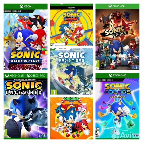 Игры Sonic для Xbox one, series SX