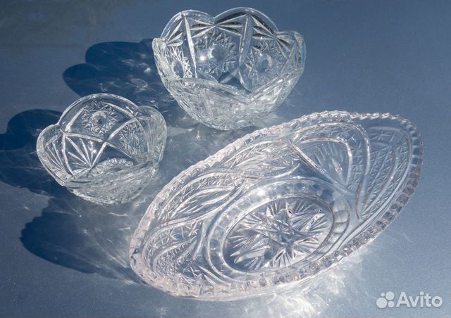 Салатницы конфетницы вазы хрустальные