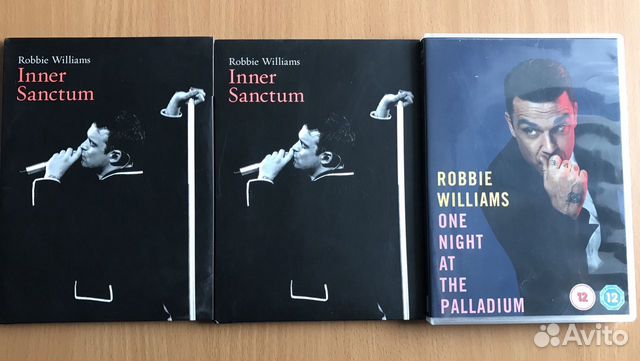 Robbie Williams dvd диски