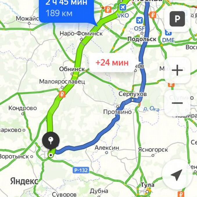 Пучково калуга карта