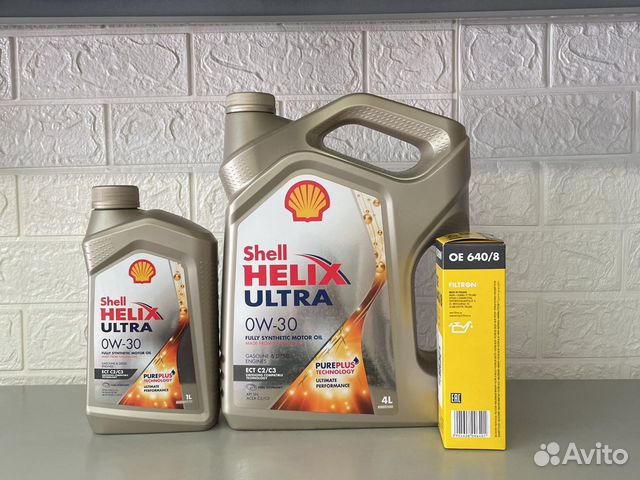 Shell Helix Ultra 0w30 4литра моторное масло