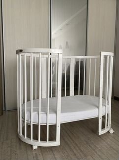 Детская кроватка круглая из бука dreams 8 в 1