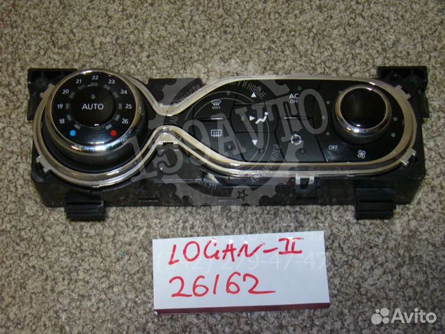 Блок управления климатом Renault Logan 2