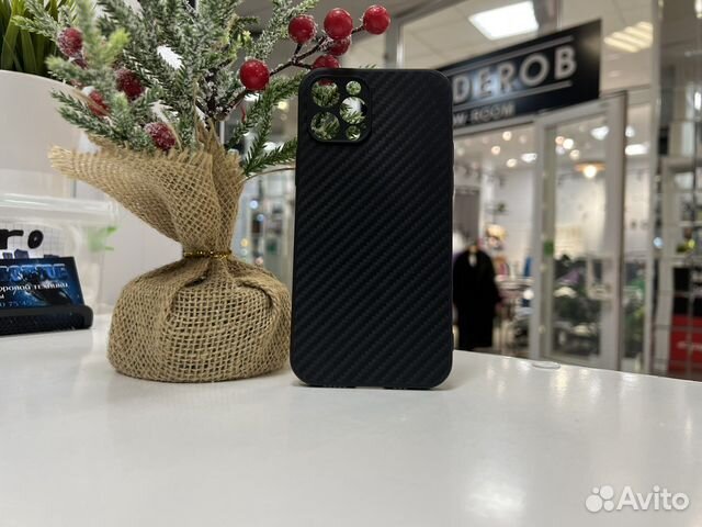 Чехол Карбон iPhone 12 Pro
