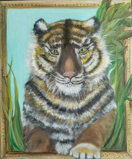 Картина маслом «Тигр»