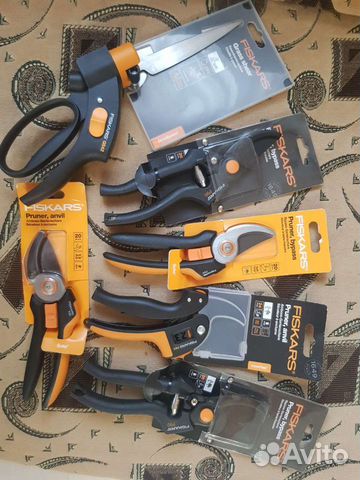 Секатор fiskars и Gardena
