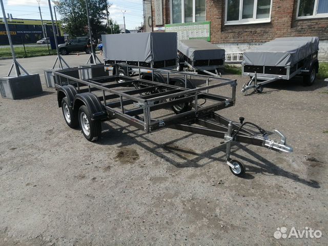 Прицеп двухосный новый, 2023 г.в., с птс