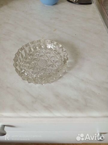 Пепельница хрусталь 70-х гг