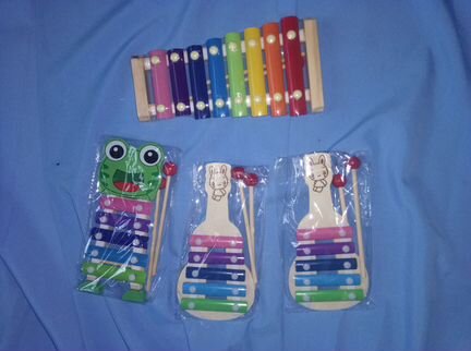 Металлофоны, губные гармошки, бубенцы