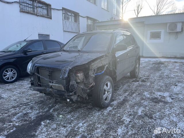 Hyundai Tucson 2.7 AT, 2005, битый, 152 584 км