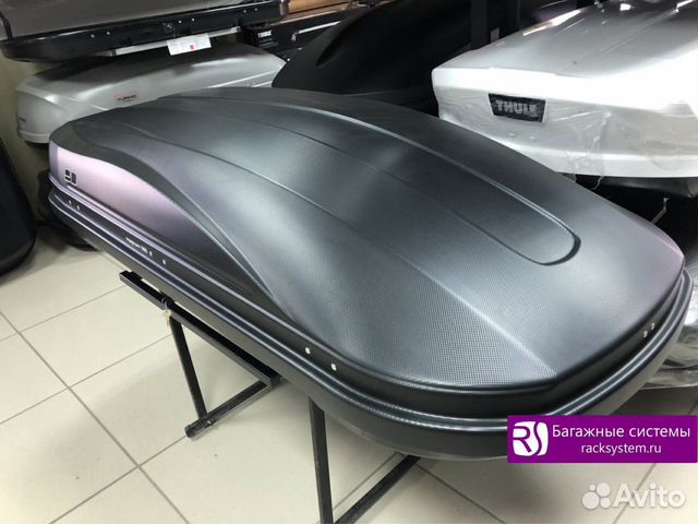 Автобокс Магнум 390 черный карбон