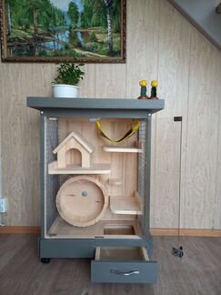 Клетка для грызунов, витрина для грызунов, шиншилл
