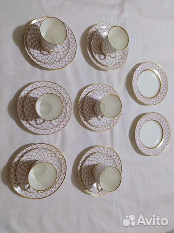 Кофейная тройка. Фарфор Сервиз. лфз. 1970ые