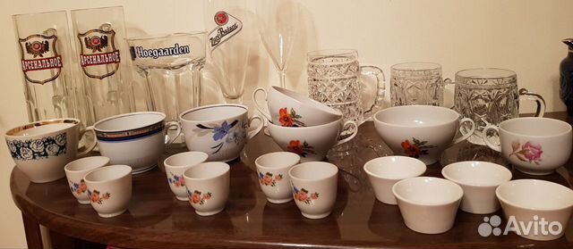 2 Кружки хрусталь / стекло,бокал для пива, кувшин