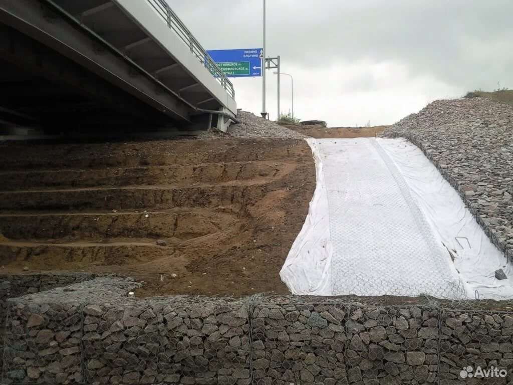 Геотекстиль для укрепления откосов