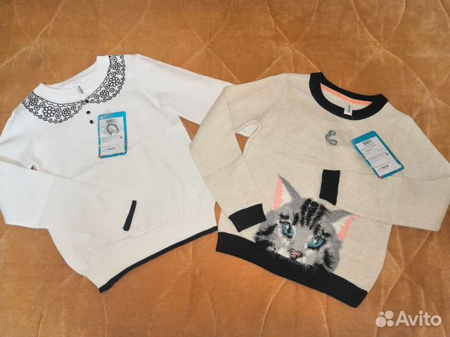 Лонгсливы, джемпера и футболки р.122-128-134-140