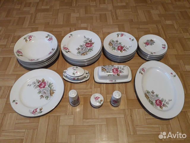 Сервиз столовый (Япония) 31 предмет, фарфор