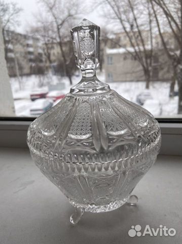 Хрустальная конфетница