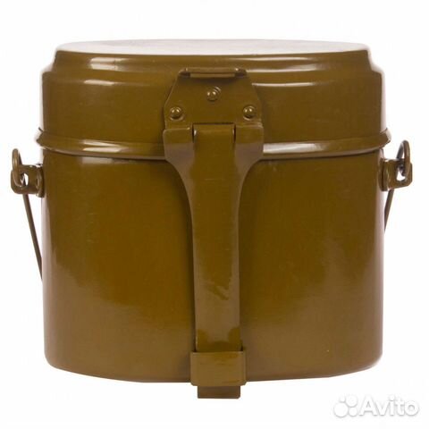 Армейский Котелок Солдатский, зеленый