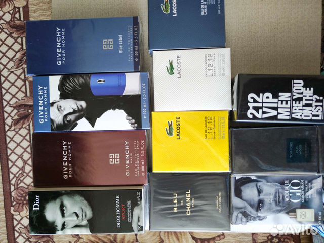 Духи женские мужские лакост Диор версаче молекула