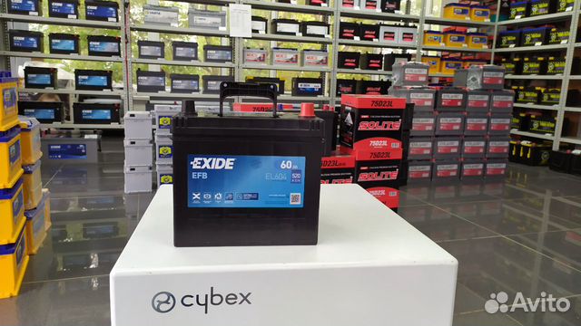 Аккумулятор 60Ah 520A Exide EFB start-stop D23L