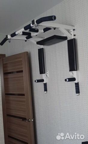 Турник 3в1 усиленный White