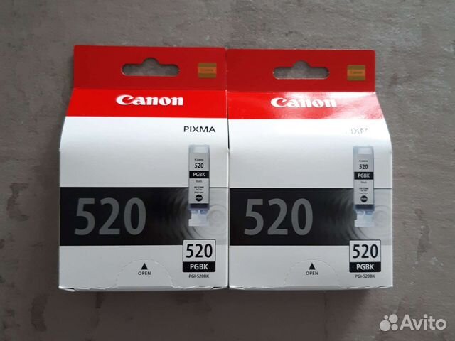 Картриджи canon PGI-520BK