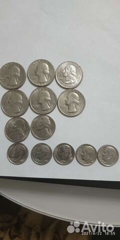 Quarter dollar (перевёртыш) 1989