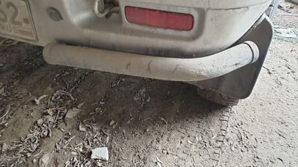 Защита заднего бампера шевроле нива 2123